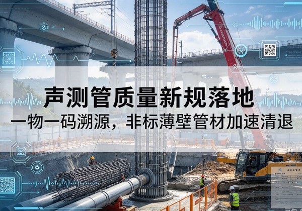 隆阳声测管质量新规落地，一物一码溯源，非标薄壁管材加速清退