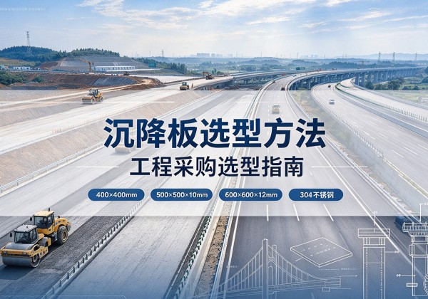 隆阳沉降板选择方法
